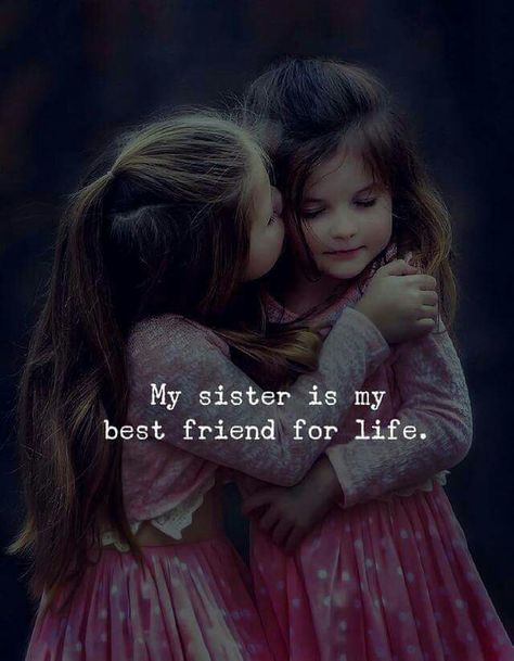 Sisters Forever Quotes, Sister Friend Quotes, Best Friend Meme, Best Friend For Life, Little Sister Quotes, Sibling Quotes, Sister Love Quotes, Sister Quotes Funny, Love My Parents Quotes