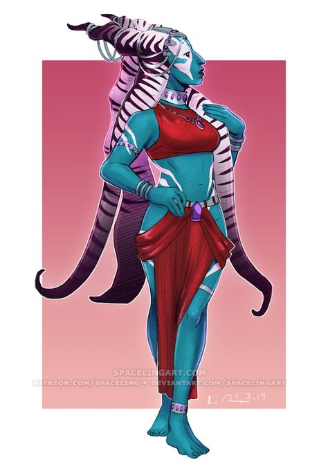 ArtStation - Togruta Dancer Female Jedi Padawan, Jedi Padawan Art, Togruta Oc, Jedi Padawan, Female Jedi, Star Wars Species, Star Wars Design, Star Wars Characters Pictures, Alien Character