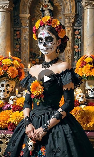 84K views · 1K reactions | La catrina de Escobedo  on Reels Catrina Costume, Mexican Celebrations, Face Paint, Makeup Tutorial, Halloween Costumes, Paint, Halloween, Celebrities, Makeup