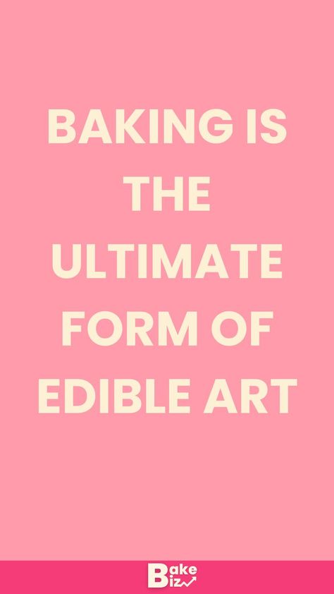 Baking is an art 🎨 Bakery Quotes Funny, Baking Quotes Inspirational, Baker Quotes Inspiration, Baking Quotes Bakers, Baking Captions, Baking Cookies Quotes, Baking Memes, Cookies Quotes, Bake Quotes