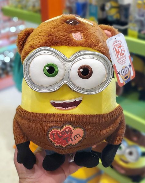 Minion Stuffed Animal, Minion Things, Minion Plush, Bob The Minion, Minion Stickers, Teddy Bear Hat, Minions Bob, Angry Animals, Minions Love