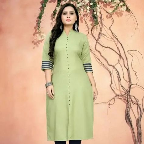 Self Design Cotton Chinese Neck Kurtis Get Upto 52% Off For Price and Product Enquiry: DM us the product screenshot in Instagram DM or WhatsApp DM. WhatsApp : 7449415862 Size: M 38 L 40 XL 42 2XL 44 3XL 46 4XL 48 5XL 50 6XL 52 Colors: Pink, Green, Blue, Nude, Pinkish Red Fabric: Cotton Type: Stitched Style: Self Design Sleeve Length: 3/4 Sleeve Occasion: Casual Kurta Length: Below Knee Neck Style: Chinese Neck Pack Of: Single Delivery within 6-8 business days However, to fin... Pinkish Red, Self Design, Red Fabric, Fabric Cotton, Sleeve Length, Fabric, Pink, Quick Saves, Color