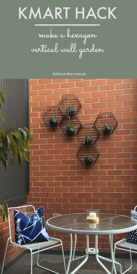 Kmart Hacks Australia, Outdoor Wall Art Ideas, Beehive Garden, Kmart Hack, Garden Hack, Kmart Hacks, Wall Art Ideas, Diy Ikea Hacks, Garden Images