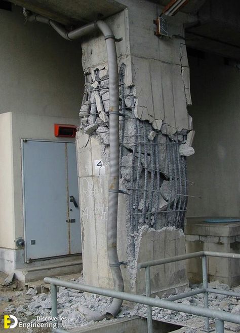 30+ Images Showing RCC Concrete Column Failure! | Engineering Discoveries 31+ Images Showing RCC Concrete Column Failure! Engineering Disasters, Construction Fails, Construction Repair, Civil Engineering Construction, Civil Engineering Design, Concrete Column, Civil Construction, Concrete Structure, Building Structure