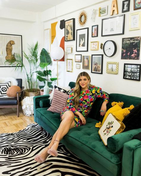 Apartment Therapy (@apartmenttherapy) • Instagram photos and videos Wfh Space, New York City Apartment, Apartment Tour, New York Apartment, College Apartment, Tiny Bedroom, City Apartment, One Bedroom Apartment, Apartment Living Room