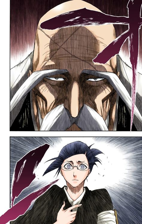 Shigekuni Yamamoto Genryusai, Bleach Genryusai Yamamoto, Zanka No Tachi, Genryusai Yamamoto, Yamamoto Genryusai, Bleach Manga Colored, Yamamoto Bleach, Nanao Ise, Tite Kubo