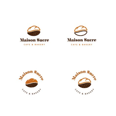 Organic Bakery Logo, How To Make Logo Design, Bakery Logo Minimal, Bread Logo Design, Cafe Logo Ideas, Bakery Cafe Logo, Bread Logo, Logo Design Coffee, Logo Bakery