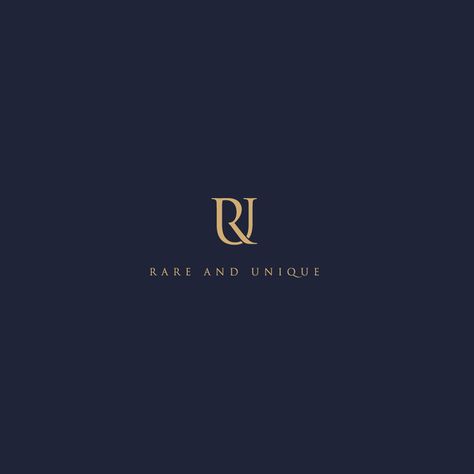 I just like the sophistication of this and the use of the initials... Ur Logo Design, Luxury Monogram Logo, Ligature Logo Design, Logo Sophisticated, Minimal Luxury Logo, Ur Logo, Luxury Purple, High Fashion Logo, Luxury Goods