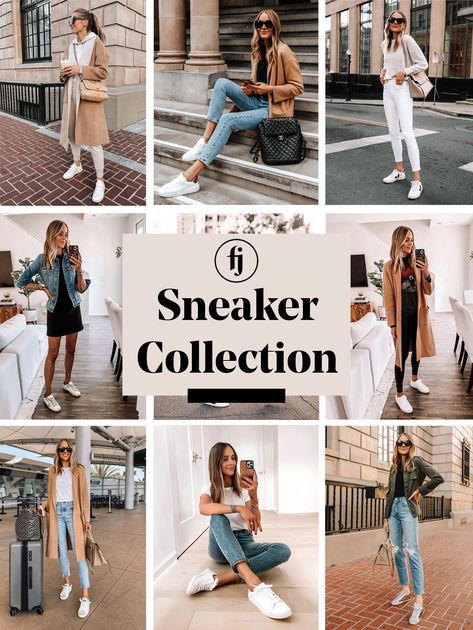 A roundup of my 2021 fashion sneaker collection including designer sneakers, all white sneakers, and sneakers under $100. white sneakers, all white sneakers, womens sneakers, womens sneaker outfits, white sneaker outfits, womens white sneaker outfits, womens jeans and sneakers outfit, Michael Kors Sneakers Outfit Casual, Michael Kors Sneakers Outfit, Sneakers Under 100, Fancy Sneakers, Plain White Sneakers, Most Comfortable Sneakers, White Sneakers Outfit, Sneakers Outfit Casual, Gucci Ace Sneakers