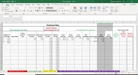 How to Do Payroll in Excel in 7 Steps [+ Free Template] Formal Letter Template, Business Finance Management, Payroll Template, Payroll Checks, Budget Planner Free, Wedding Budget Planner, Computer Projects, Organization Bullet Journal, Payroll Software