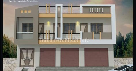 Here is  3D view of   Modern contemporary Residential Project design By  Shekhar Kumawat     Clint Name  :   Mr. Vishnu Ji      Address :... Shop Elevation Design Modern, Comercial Building Design, Crispy Baked Shrimp, House Front Wall Design, Vishnu Ji, Architecture Work, Building Front Designs, Single Floor House Design, Building Design Plan