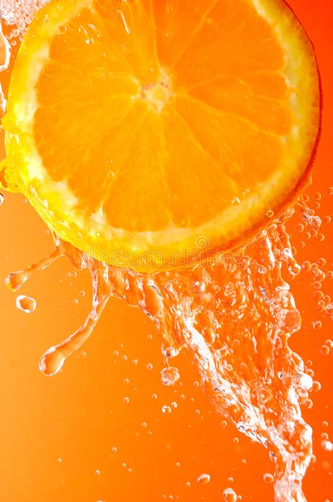 Orange slice. Under flowing water - concept of refreshment. Orange background , #sponsored, #flowing, #slice, #Orange, #water, #background #ad Macro Fotografie, Orange Outfits, Kristina Webb, Jaune Orange, Orange You Glad, Orange Aesthetic, The Wizard Of Oz, Tangerine Orange, Orange Is The New