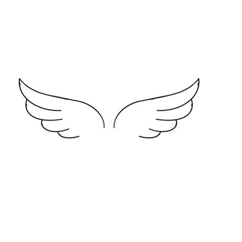 Tiny Wings Tattoo, Angel Wing Fine Line Tattoo, Minimal Angel Wings Tattoo, Simple Angel Wing Tattoo, Angel Wing Small Tattoo, Wings Minimalist Tattoo, Angel Wings Fine Line Tattoo, Small Wings Tattoo Design, Wings Small Tattoo