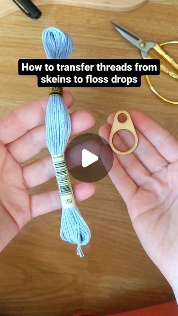 Cross stitch patterns with snark and sass on Instagram New Cross Stitch, Uses For Embroidery Floss, How To Store Thread, How To Separate Embroidery Thread, Cross Stitch Patterns Using Variegated Thread, Diy Floss Thread Drops, Dmc Thread Color Chart, How To Store Embroidery Thread, Cross Stitch Hoop Ideas