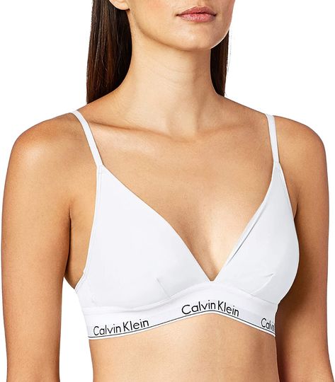 Bra Outfit, White Calvin Klein, Calvin Klein Bra, White Bras, Calvin Klein White, Triangle Bralette, Calvin Klein Women, Triangle Bra, Calvin Klein Woman