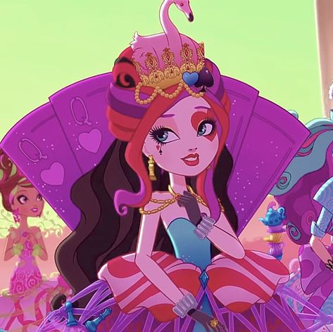 Lizzie Hearts Icon, Ever After High Wonderland, Ever After High Lizzie Hearts, Ever After High Lizzie, Lizzy Hearts, Ever After High Rebels, Lizzie Hearts, Anemometer, Raven Queen