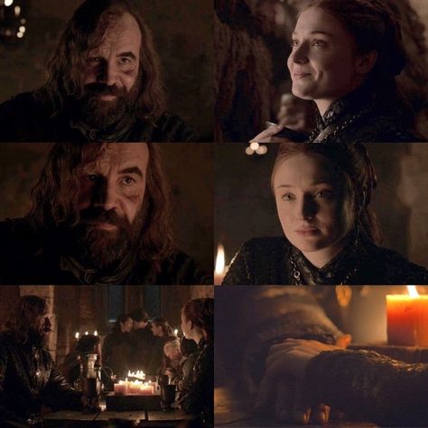 Sansa And Sandor, The Hound And Sansa, Jon Snow Art, Game Of Thrones Jaime, Sandor Clegane, Game Of Thrones Sansa, Rory Mccann, Vikings Show, Game Of Thrones Poster