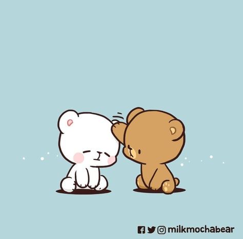 Cute Bear Wallpaper Iphone Milk And Mocha Matching Wallpaper : Milk And Milk Mocha Bear Wallpaper, Mocha Bear Wallpaper, Mocha And Milk Bear, Mocha And Milk, Milk Mocha Bear, Milk Bear, Milk And Mocha, Milk Mocha, Mocha Bear