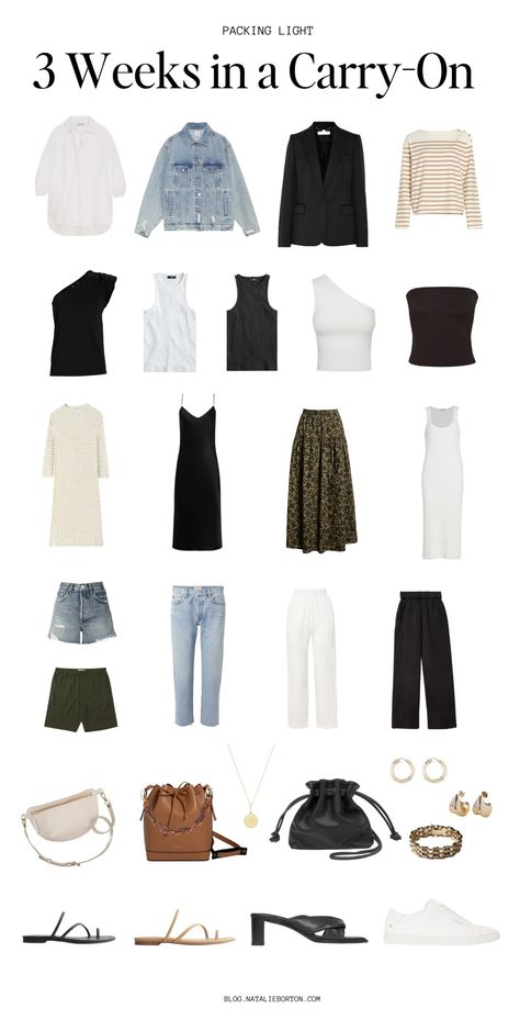 Travel Capsule Wardrobe Summer, Natalie Borton, Europe Travel Outfits, Look Plus Size, Travel Capsule Wardrobe, Europe Outfits, Spring Capsule Wardrobe, Italy Outfits, Travel Outfit Summer