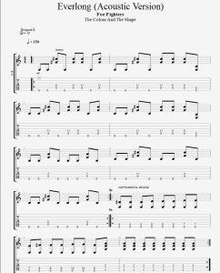 Everlong-Acoustic-Version-TAB-Foo-Fighters-Page-1 Everlong Tabs Guitar, Everlong Guitar Chords, Everlong Guitar, Everlong Foo Fighters, Foo Fighters Everlong, Guitar Tabs Acoustic, Easy Guitar Tabs, Country Song Quotes, Guitar Lessons Songs