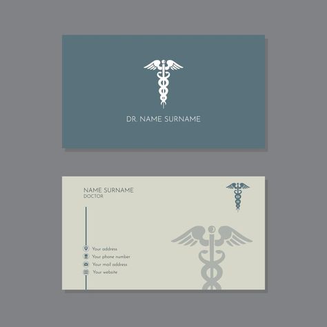 Doctor Visiting Cards Design Creative, Doctor Business Card Design, Doctor Visiting Card, Business Card Doctor, Pharmacy Interior, Medical Branding, Doctor Logo, Doctor Business Cards, Doctor Logos