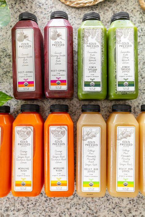 Organic Juicing for Clean Beauty with Garden of Flavor - Annie Fairfax Home Bakery Business, Raw Juice, Organic Juice, Pressed Juice, Cold Pressed Juice, Inflammatory Foods, Vegetable Juice, Home Bakery, Bakery Business