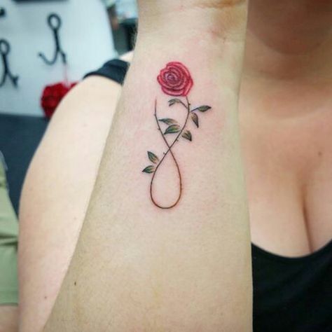 Rose Bud Tattoo, Rose Tattoo With Name, Pink Ribbon Tattoos, Mom Daughter Tattoos, Pawprint Tattoo, Remembrance Tattoos, Single Line Tattoo, Ribbon Tattoos, Tattoo Fails