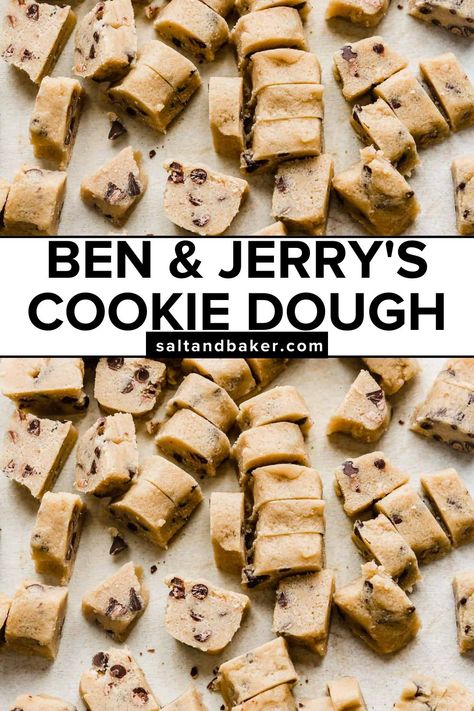 Cookie Dough Recipe For One, Frozen Cookie Dough Bites, Cookie Dough Healthy, Edible Cookie Dough Recipe For One, Edible Cookie Dough Healthy, Cookie Dough Bites Recipe, Edible Cookie Dough Bites, Edible Chocolate Chip Cookie Dough, Homemade Cookie Dough