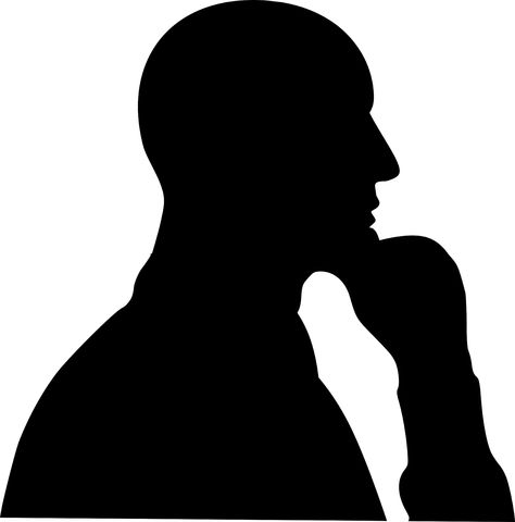 illustrations of man thinking silhouette Man Thinking, Man Sillouhette Drawing, Person Thinking Illustration, Man Silhouette Drawing, Silhouette Of A Man, Man Side Profile Silhouette, Black Man Silhouette, Man Shouting Illustration, Person Outline