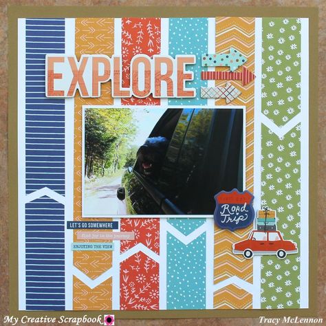 Scrapbook Planning, School Scrapbook Layouts, Boy Scrapbook Layouts, Cruise Scrapbook, Travel Scrapbook Pages, Scrapbook Design Layout, Beautiful Scrapbook Layouts, Scrapbook Design, Scrapbook Pictures