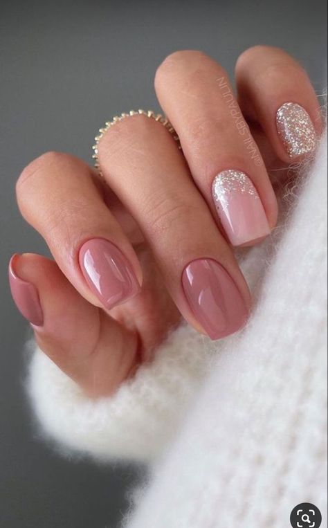 Squoval Nail Designs, Wedding Guest Nails, Squoval Nails, Fall Gel Nails, Nails Pink, Short Nails, Pink Nails, Wedding Guest, Gel Nails