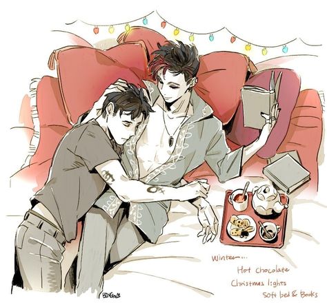 #Malec #Alec Lightwood #Magnus Bane #Fanart #Love #Shadowhunters #TMI #TDA #Cassandra Clare #Fandom #Ship #OTP #Slash #Shipping #Cute #Domestic #Bed Immortal Instruments, To The Bone Movie, Shadowhunter Academy, Magnus And Alec, Magnus Bane, Cassie Clare, Cassandra Clare Books, Shadowhunters Malec, Alec Lightwood