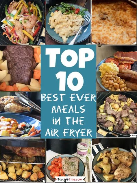 Meals For Air Fryer, Air Fryer Meals Healthy, Dinners Air Fryer, Fall Meals Dinners, Easy Air Fryer Meals Healthy, Chicken Parmesan Easy, Easy Air Fryer Meals, Cheap Air Fryer, Air Fryer Meals