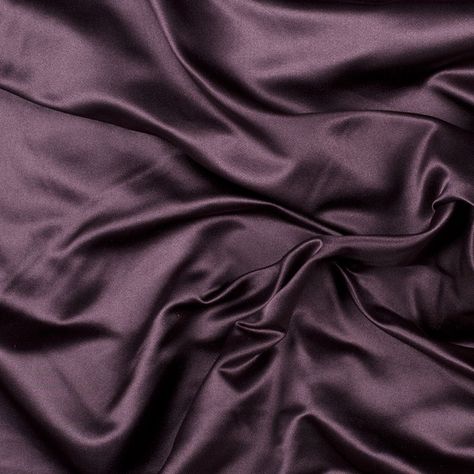 Silk Satin Fabric, Sebastian Michaelis, Elegant Fabric, Duchess Satin, Deep Winter, Club Color, Mood Fabrics, Purple Fabric, Satin Color