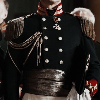 // p r i n c e c h a r m i n g Anna Karenina Inspired Outfit, Captain Of The Guard Aesthetic, Fantasy General Aesthetic, Guard Outfit Male, Nutcracker Outfit Aesthetic, Dark King Outfit, Prince Ball Outfit, Male Ball Outfit, Black Prince Outfit