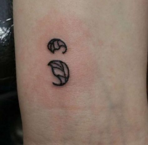 Tattoo Preparation, Semicolon Tattoo Ideas, Semicolon Tattoo Meaning, Semicolon Tattoos, Semi Colon, Health Symbol, Semicolon Tattoo, Symbol Tattoo, Tattoo People