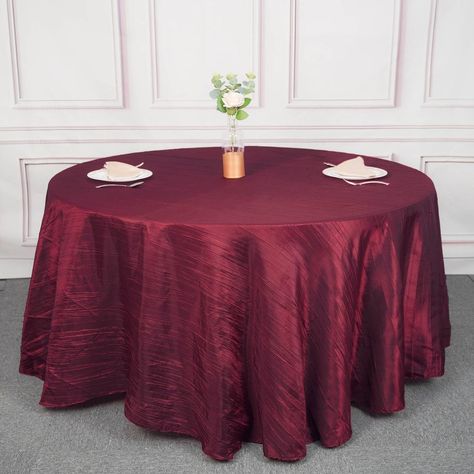 Round Table Sizes, Pc Design, Table Skirts, Elegant Tablecloth, Wedding Place Settings, Round Tables, Chair Sashes, Tablecloth Sizes, Table Skirt