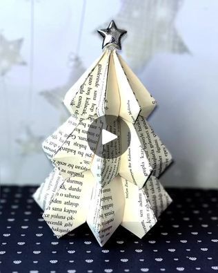 Origami Christmas Tree Ornaments, Origami Trees Christmas, Paper Christmas Trees Diy How To Make, Paper Christmas Tree Diy, Origami Xmas, Christmas Tree Toppers Ideas Diy, Christmas Tree Paper Craft, Origami Tree, Christmas Tree Paper