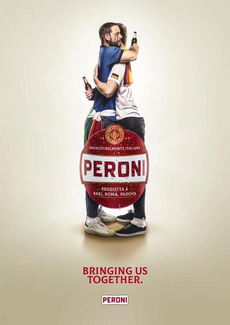 Peroni Print Advert By Saatchi & Saatchi: Beer Friends | Ads of the World™ Peroni Beer, Beer Advertisement, International Beer Day, Digital Advertising Design, Beer Friends, Beer Advertising, Beer Ad, Beer Day, Creative Advertising Design