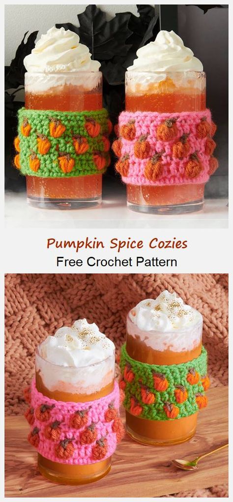 You can download Pumpkin Spice Cozies Free Crochet Pattern for free #Pumpkin #Fall Pumpkin Coffee Cozy Crochet Pattern, Crochet Pumpkin Coffee Cozy, Crochet Pumpkin Cup Cozy Free Pattern, Crochet Pumpkin Cozy, Fall Crochet Coozie, Pumpkin Crochet Coozie, Crochet Pumpkin Mug Cozy, Cup Sleeve Crochet Pattern, Crochet Fall Cup Cozy