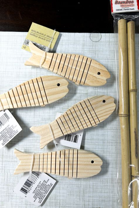 All instructions to make this craft along with all supplies used and where to find them. Fishing Pole Craft, Grandma Camp, Kids Craft Ideas, Bamboo Poles, Wood Fish, Fishing Diy, Fish Crafts, Kids Fishing, Fishing Pole