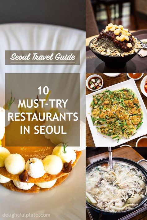 10 must-try restaurants in Seoul, from casual to fancy places. You will find information regarding location, what to order there and my brief reviews of each place in this guide. Seoul Wallpaper, Seoul Travel Guide, Seoul Korea Travel, Seoul Travel, Asian Street Food, Fancy Restaurants, Korean Restaurant, South Korea Travel, Food Street