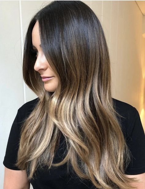 Highlights Brunette, Brunette Roots, Root Melt, Ash Blonde Balayage, Brown Hair Balayage, Brown Balayage, Ombré Hair, Hair Color Purple, Brown Blonde Hair