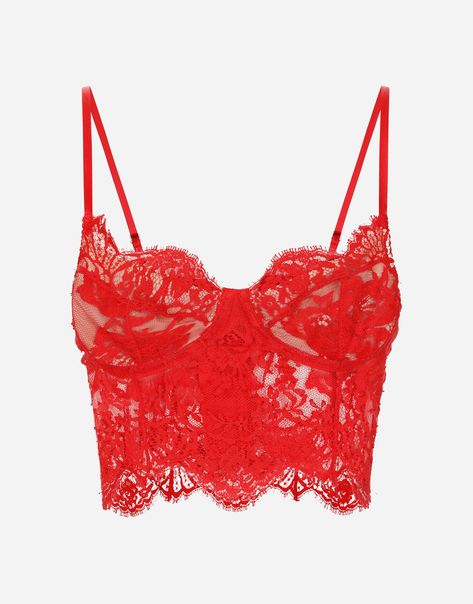 Lace lingerie corset top Lace Bralette Top, Lace Balconette, Red Bralette, Top Bustier, Corset Lingerie, Lace Corset, Dolce E Gabbana, Lace Lingerie, Bralette Tops