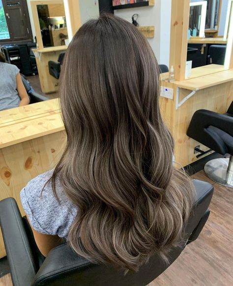 HARTS SALON on Instagram: “😍😍 by Den #hartssalon_ash #hartssalon_brown” Highlights Ash Brown Hair, Ash Brown Hair Color With Highlights, Ash Brown Bayalage, Ash Beige Balayage, Neutral Brown Balayage, Brown Hair Colours, Ash Brown Hair Balayage, Ashy Brown Hair, Ash Brown Highlights