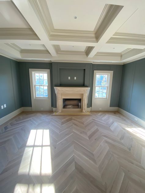 Wood Flooring Chevron, Herringbone Linoleum Flooring, Flooring Ideas For Bedroom Master Suite, Hardwood Floors Design Patterns, Herringbone Tile Floor Bedroom, Wood Chevron Floor, Tile Floors That Look Like Wood Porcelain Herringbone Pattern, Heron Bone Flooring, Hearing Bone Floor