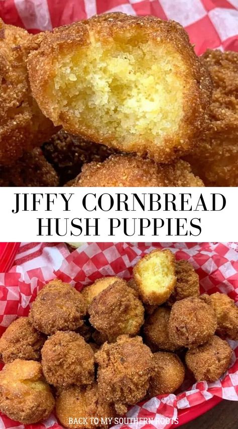 Jiffy Recipes, Jiffy Cornbread Recipes, Hush Puppies Recipe, Jiffy Mix, Jiffy Cornbread, Corn Muffin Mix, Corn Bread Recipe, Bread Recipes Homemade, Okra