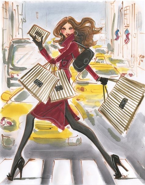 izak zenou illustration Henri Bendel Illustration, Izak Zenou, Houston Galleria, Fashion Art Illustration, Girls Illustration, Henri Bendel, Love To Shop, Fashion Event, Fashion Sketches