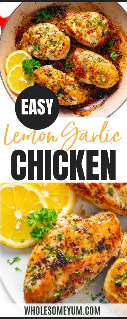 Lemon Garlic Chicken Lemon Garlic Chicken Marinade, Baked Lemon Chicken Breast, Lemon Garlic Chicken Recipe, Lemon Garlic Chicken Breast, Baked Lemon Garlic Chicken, Keto Meats, Lemon Chicken Breast Recipes, Garlic Chicken Marinade, Easy Lemon Chicken Recipe