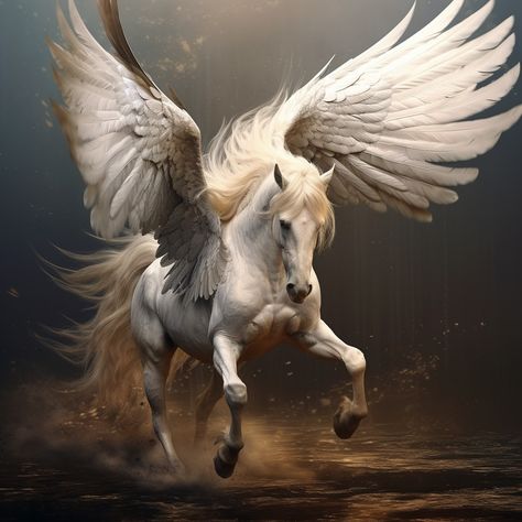 Pegasus Photography, Pegasus Aesthetic, Pegasus Wallpaper, Pegasus Wings, Horse With Wings, Flying Pegasus, White Pegasus, Pegasus Tattoo, Pegasus Art